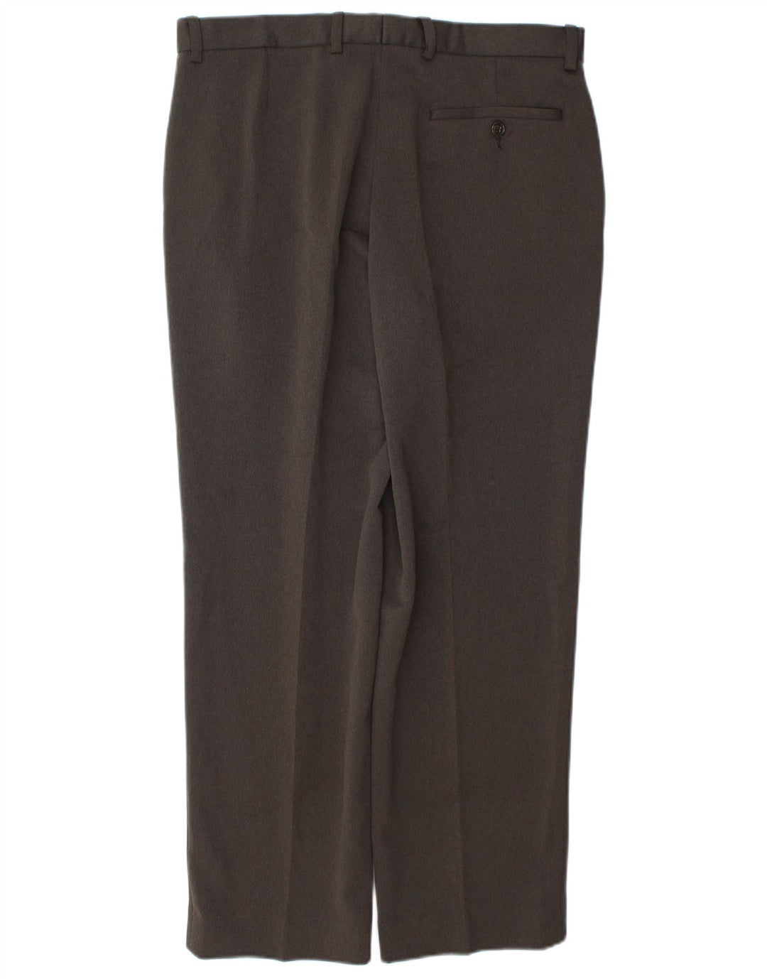 Marks & Spencer Herren-Anzughose, schmal zulaufend, W34, L29, braun, Polyester