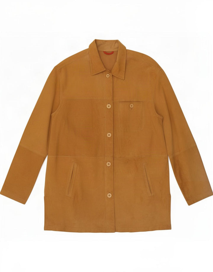 Effeti Damen Wildlederjacke IT 48 XL Beige Leder
