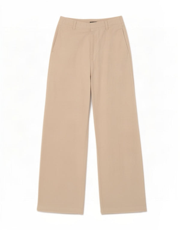 Zara Damen-Jeans mit hoher Taille, lockere Passform, Größe S: W26, L28, Weiß