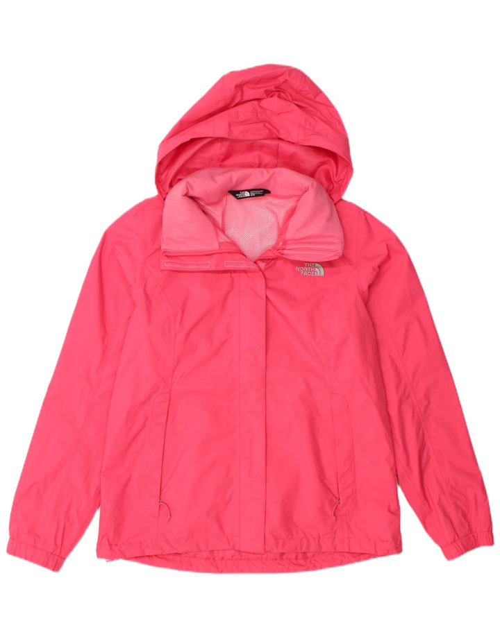 THE NORTH FACE Damen-Regenjacke mit Kapuze, UK 14, mittelrosa Nylon