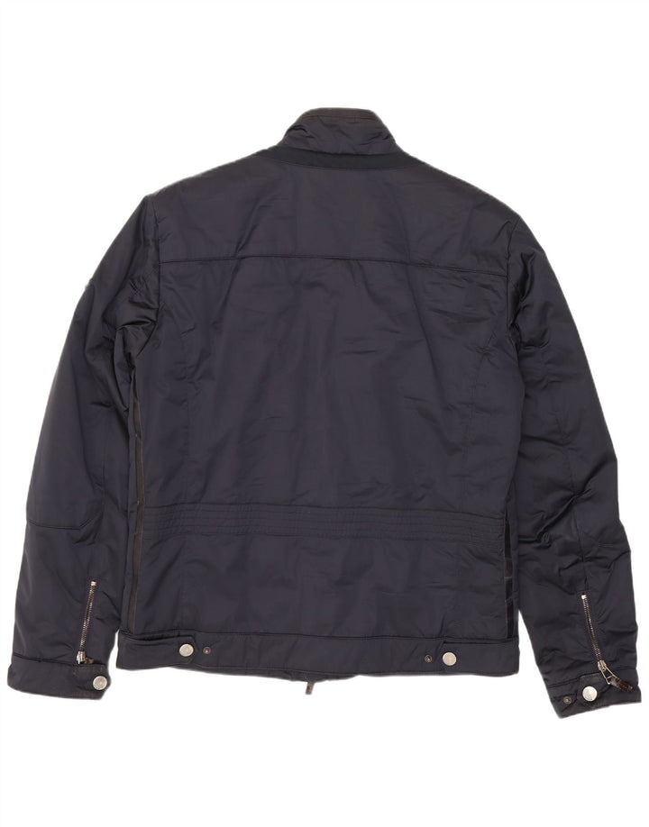 Geox Herren Respira Wattierte Jacke UK 40 Large Schwarz