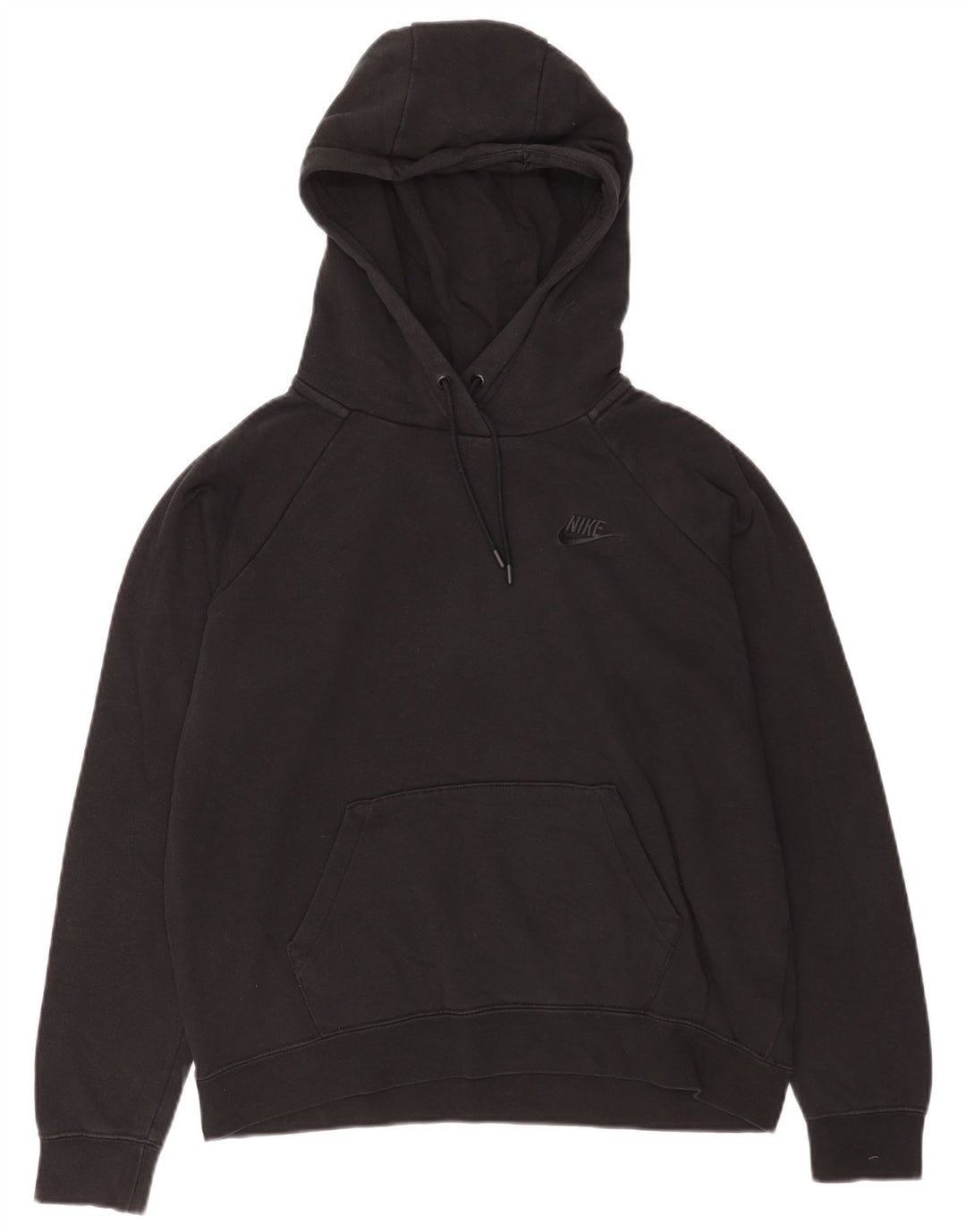 Nike Herren-Hoodie-Pullover aus mittelschwarzer Baumwolle