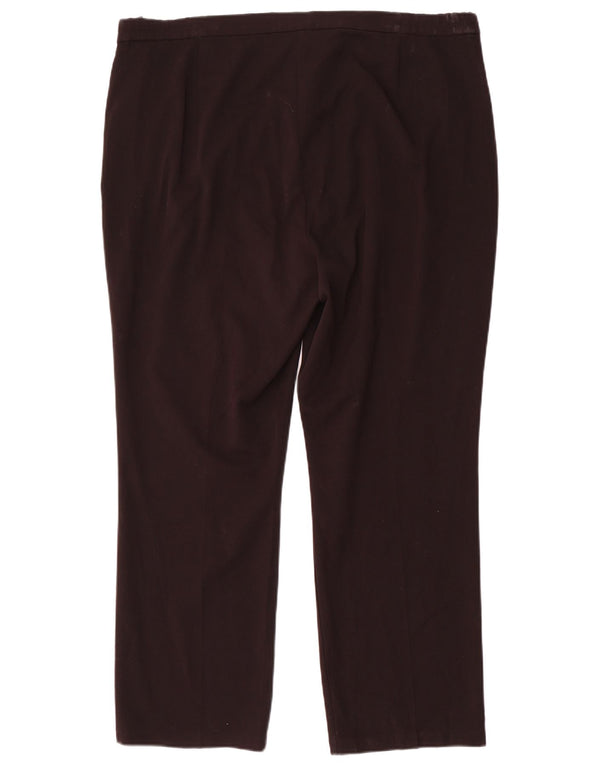 Marks & Spencer Damen Gerade Freizeithose UK 18 XL W40 L30 Schwarz