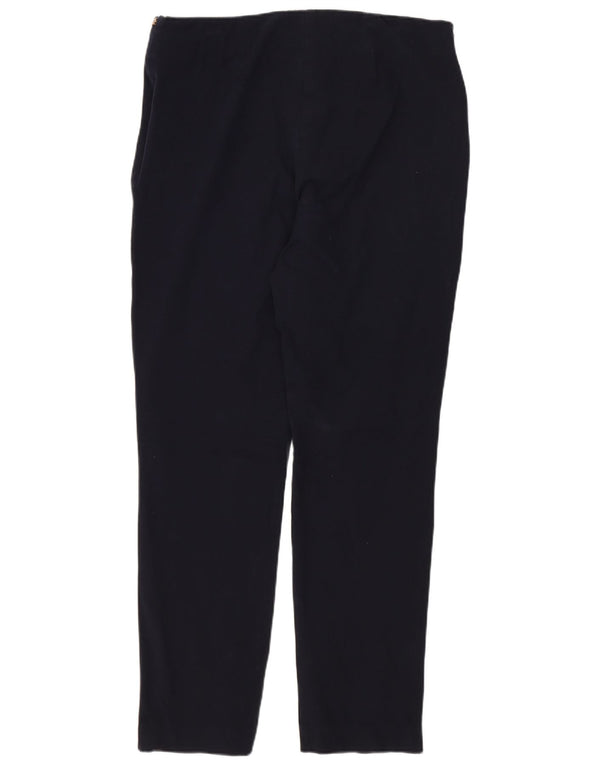 Ralph Lauren Damen Crop Leggings US 10 Large Marineblaue Baumwolle