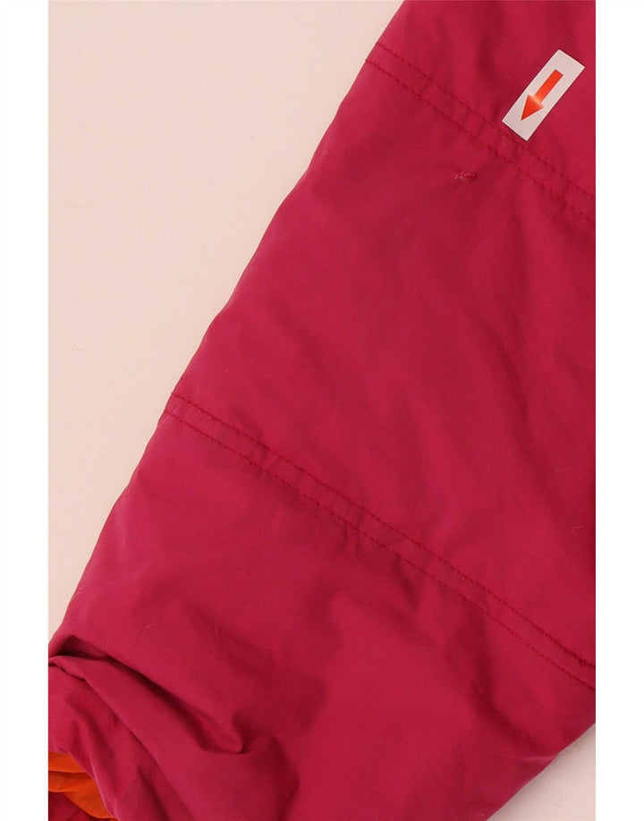 Lotto Wattierte Damenjacke mit Kapuze, UK 12, Mittelrosa