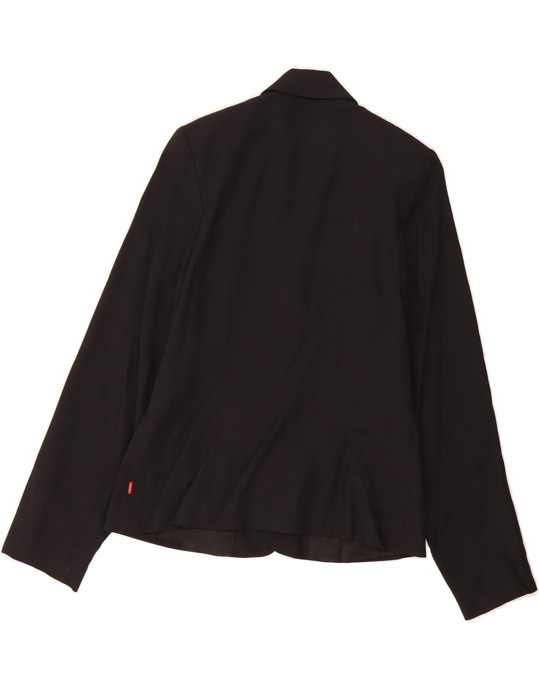 JACKPOT Womens 4 Button Blazer Jacket UK 14 Medium Black Viscose Vintage Jackpot and Second-Hand Jackpot from Messina Hembry 
