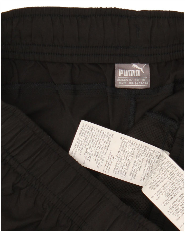 Puma Jungen Sportshorts 13–14 Jahre, schwarzes Polyester