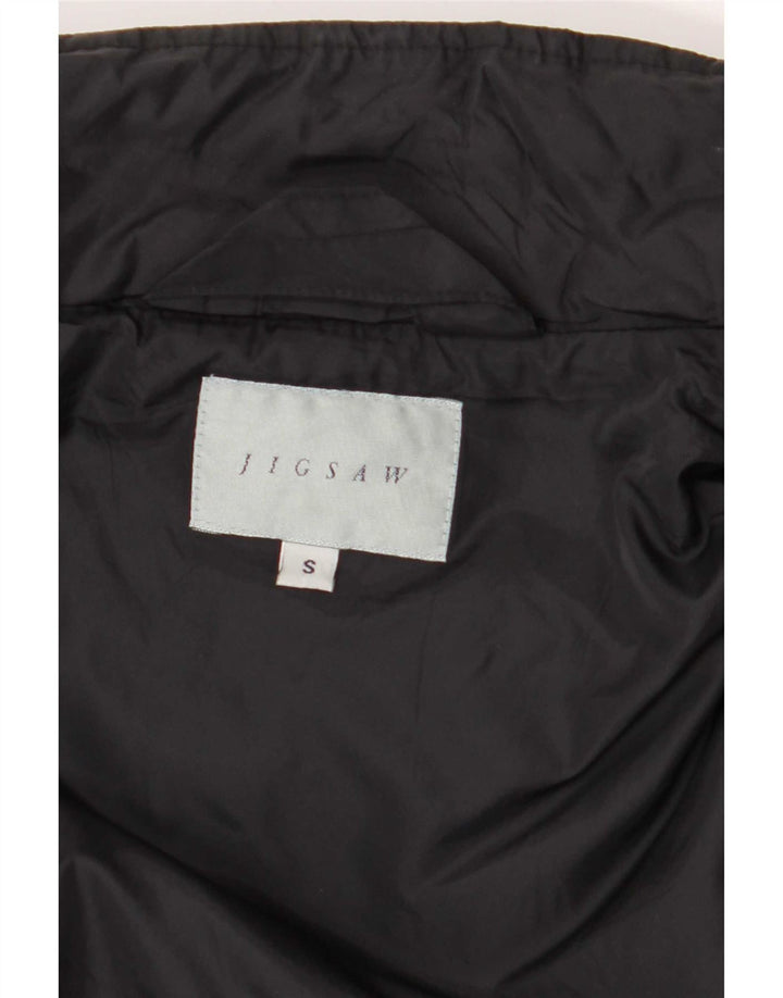 Jigsaw Wattierte Damenweste UK 10 Small Schwarz