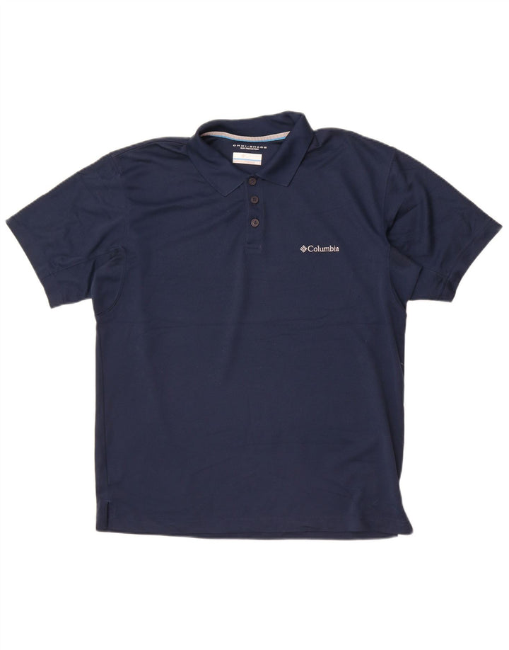 Columbia Herren Omni-Shade Poloshirt Medium Marineblau