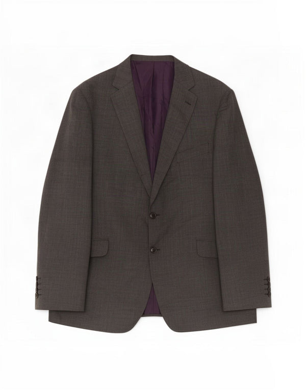 Marks & Spencer Herren-Blazer mit 2 Knöpfen, UK 46, XL, graue Wolle