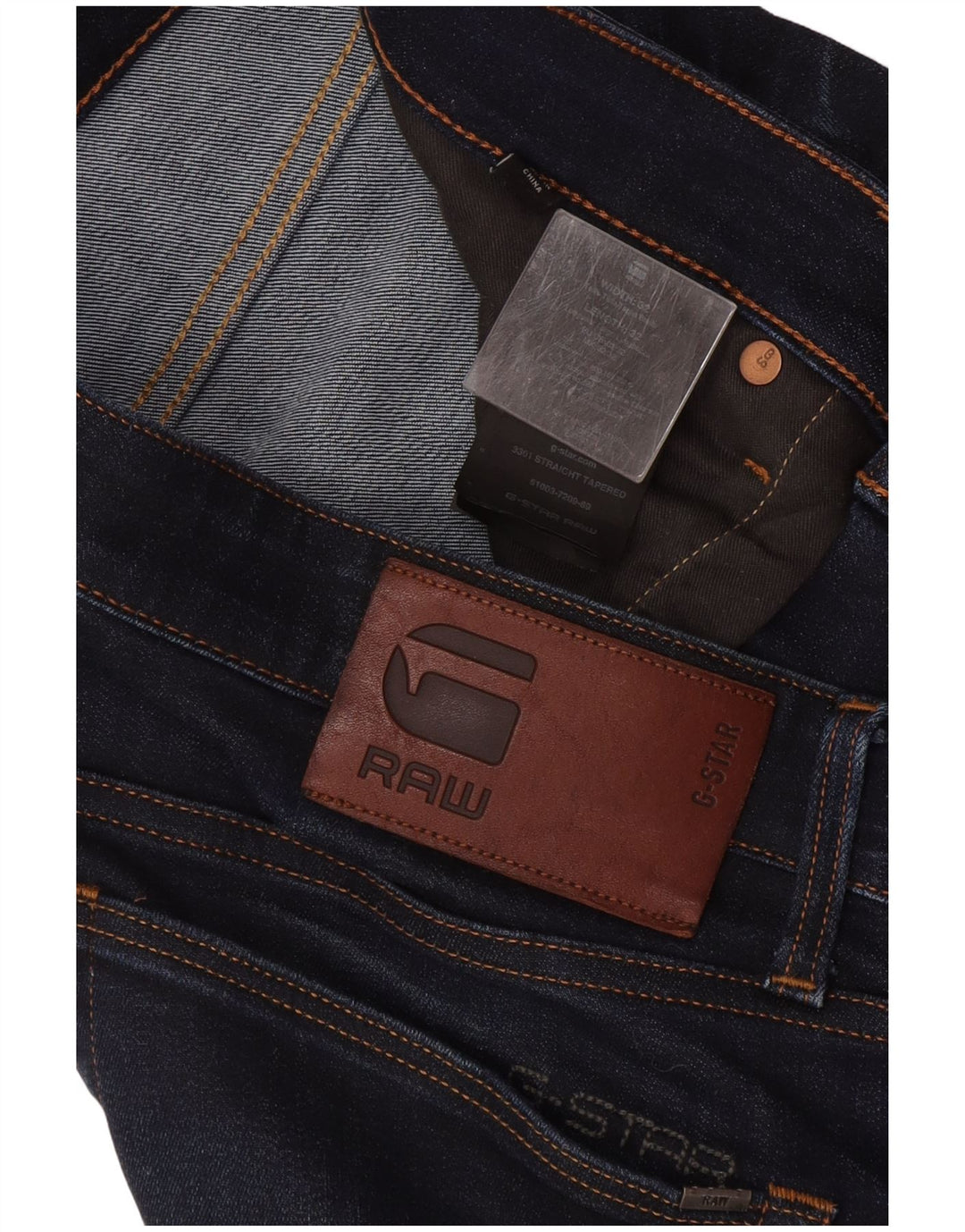 G-Star Herren Slim Jeans W32 L32 Marineblau Baumwolle