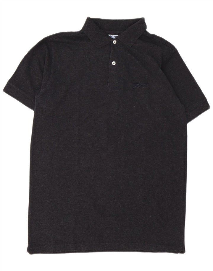 REEBOK Herren-Poloshirt aus mittelgrauer Baumwolle