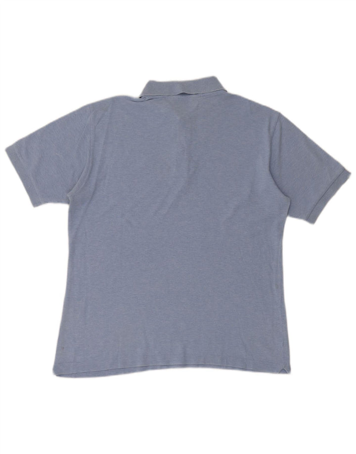 Kappa Herren-Poloshirt aus mittelblauer Baumwolle