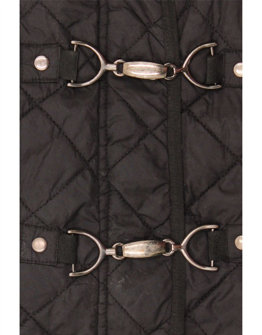 Laura Ashley Damen Steppjacke UK 14 Large Schwarz Polyamid