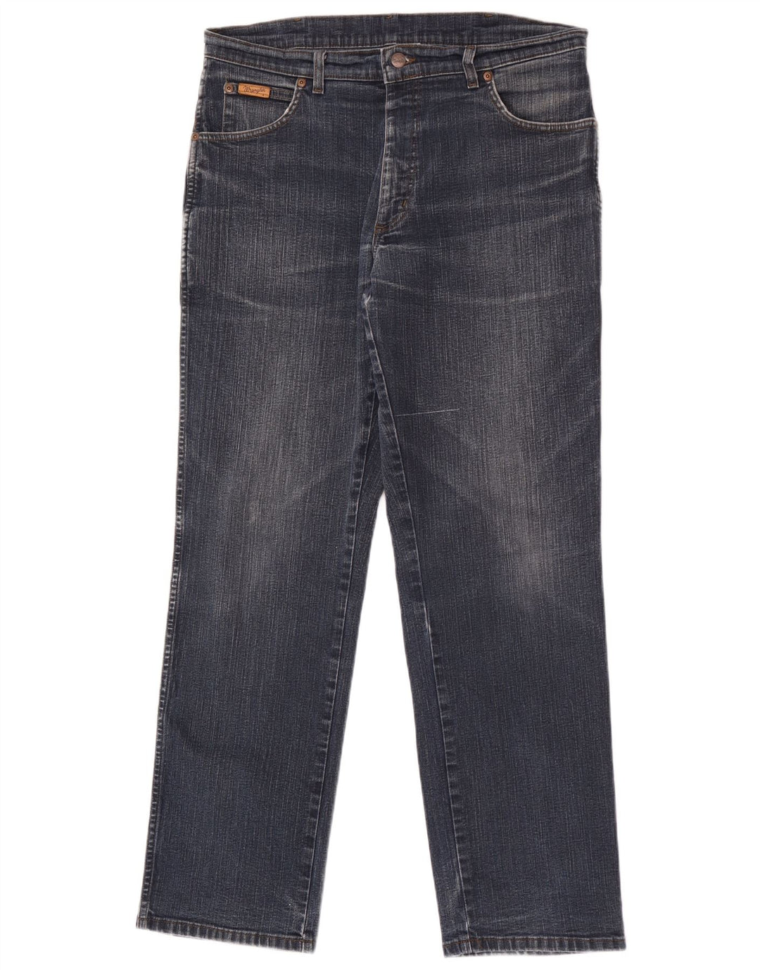 Wrangler Herren Texas Stretch Straight Jeans W34 L32 Blaue Baumwolle