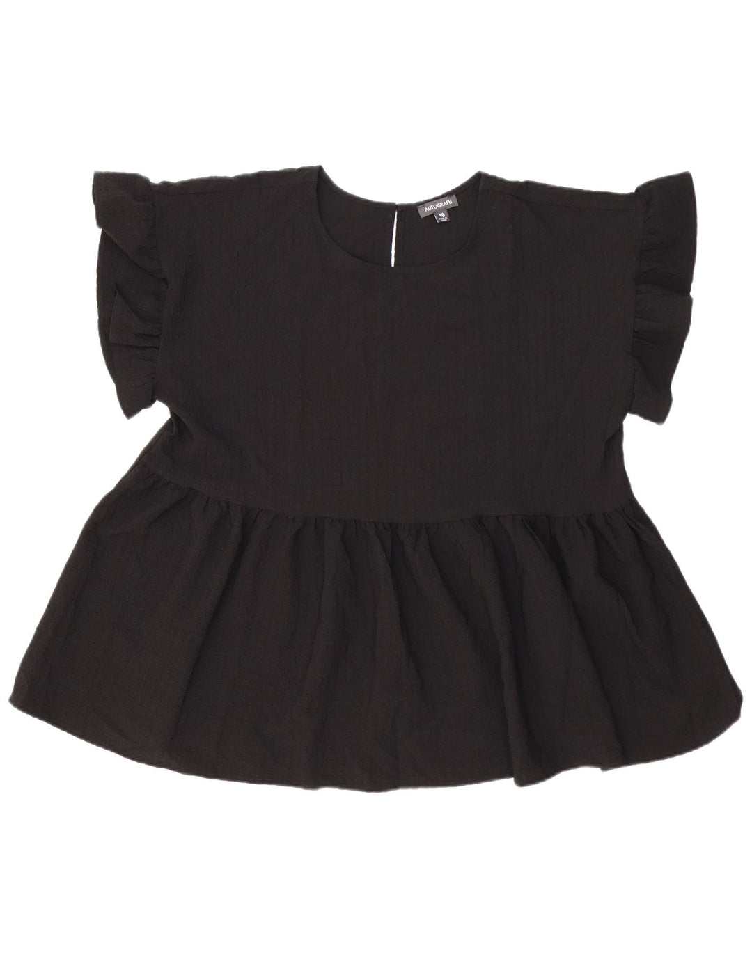 Marks & Spencer Damen-Autograph-Blusenoberteil in Übergröße, Gr. 46, Schwarz
