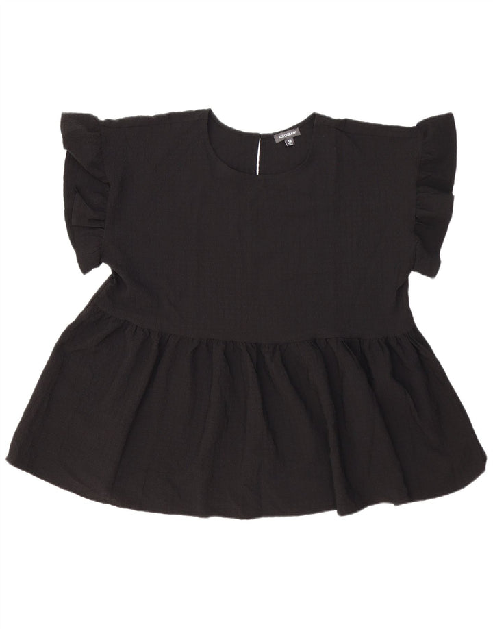 Marks & Spencer Damen-Autograph-Blusenoberteil in Übergröße, Gr. 46, Schwarz
