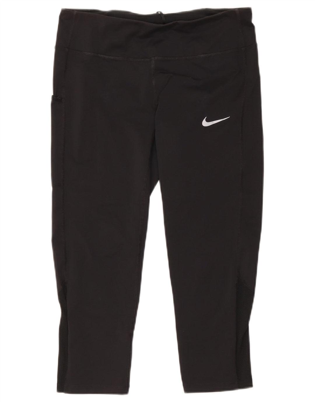 Nike Damen Capri-Leggings UK 14 Medium Schwarz
