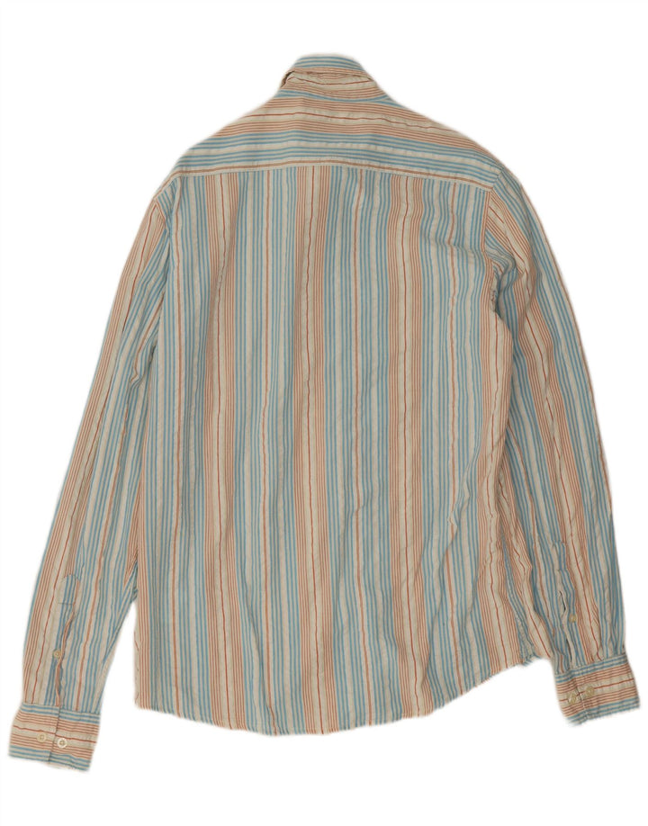Diadora Herren-Hemd, mittelgroß, mehrfarbig, gestreift, Baumwolle