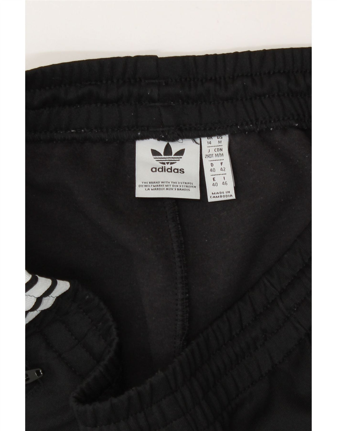 Adidas Damen Trainingshose UK 14 Large Schwarz Polyester