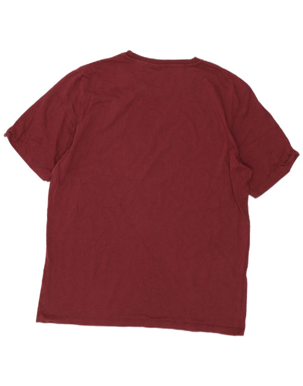 Jack & Jones Herren T-Shirt Top Medium Burgund
