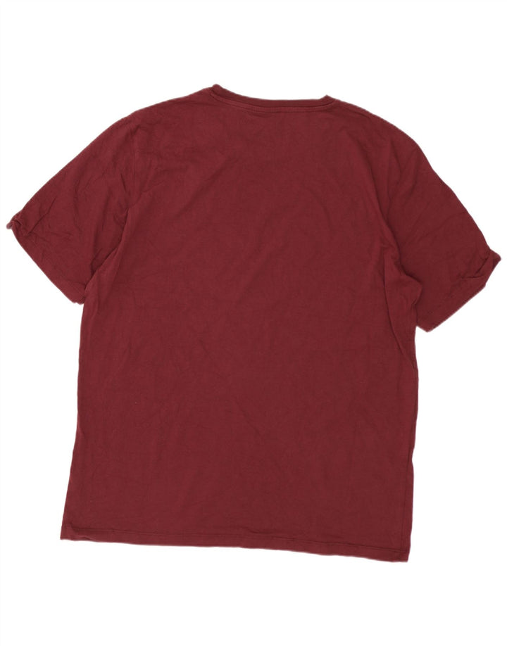 Jack & Jones Herren T-Shirt Top Medium Burgund