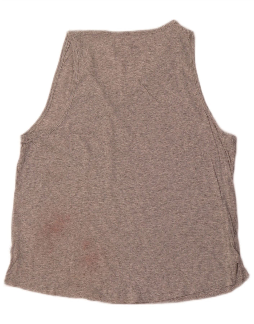 PUMA Womens Graphic Vest Top UK 18 XL Grey Cotton