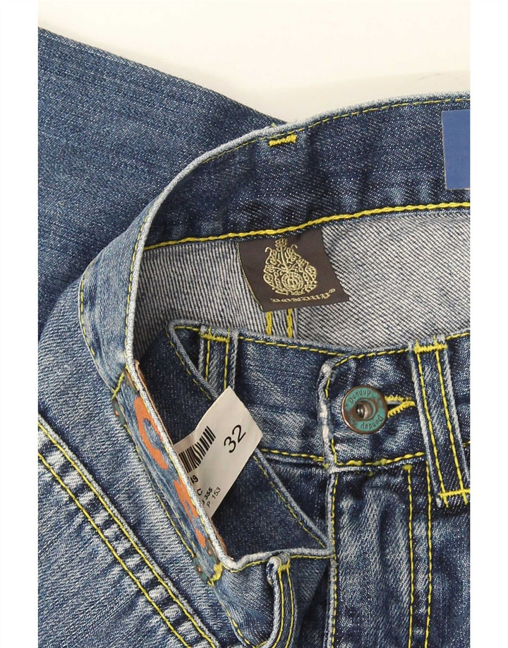 Dondup Herren Standard Straight Jeans W32 L28 Marineblau