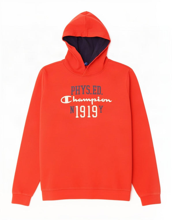 Champion Kapuzenpullover mit Grafik für Jungen, 13–14 Jahre, XL, rote Baumwolle