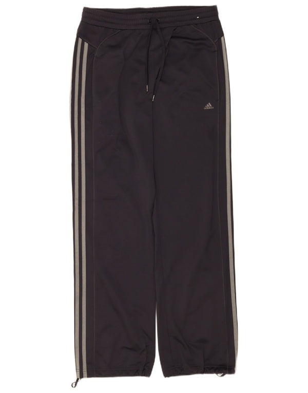 Adidas Damen Climalite Trainingshose UK 12 Mittelgraues Polyester