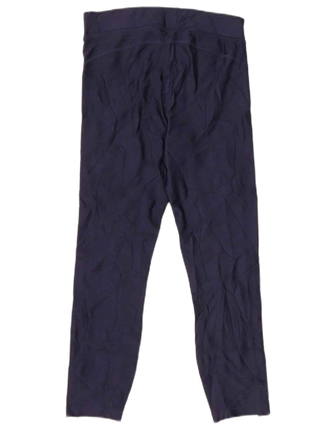 Under Armour Damen Crop Leggings UK 8 Small Marineblau Farbblock