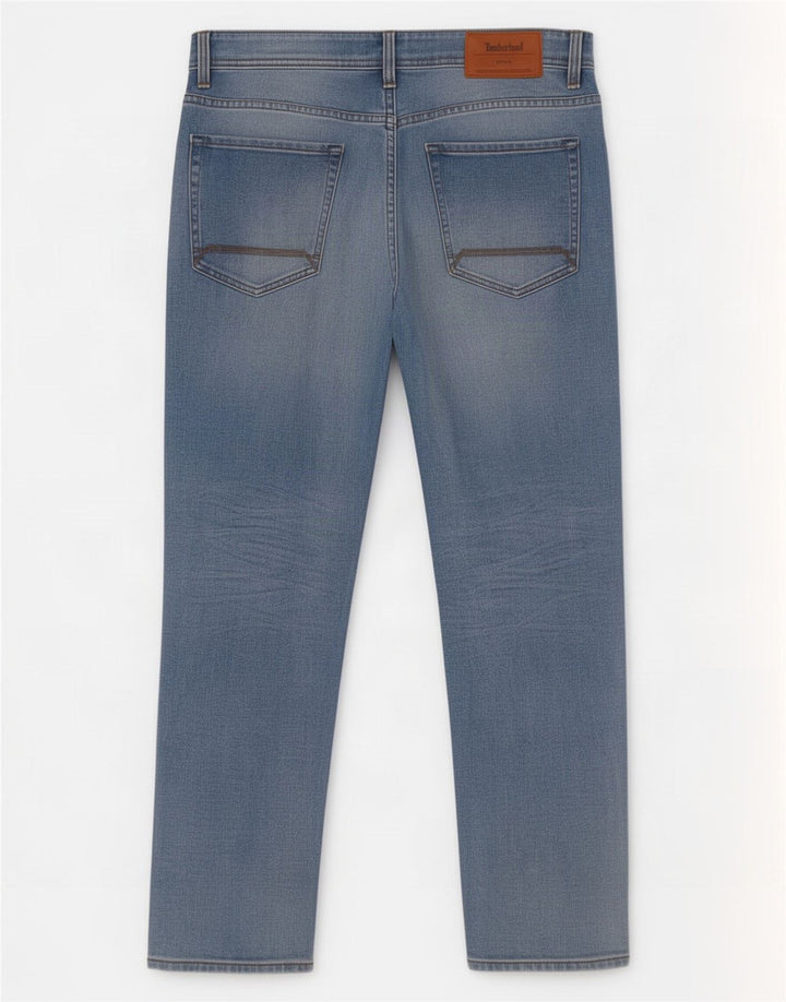 Timberland Herren Slim Jeans W33 L30 Blaue Baumwolle