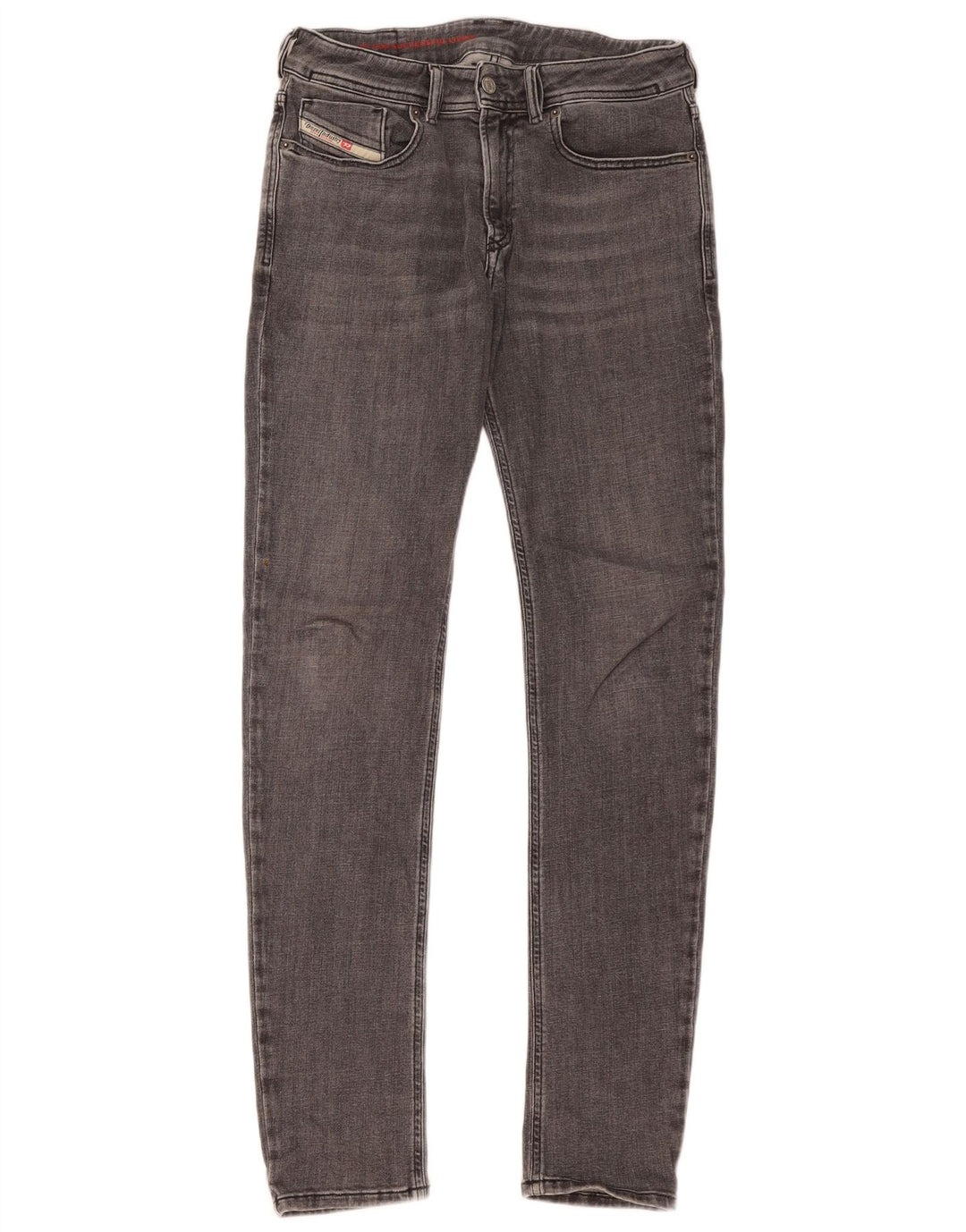 Diesel Herren Skinny Jeans W30 L32 Graue Baumwolle