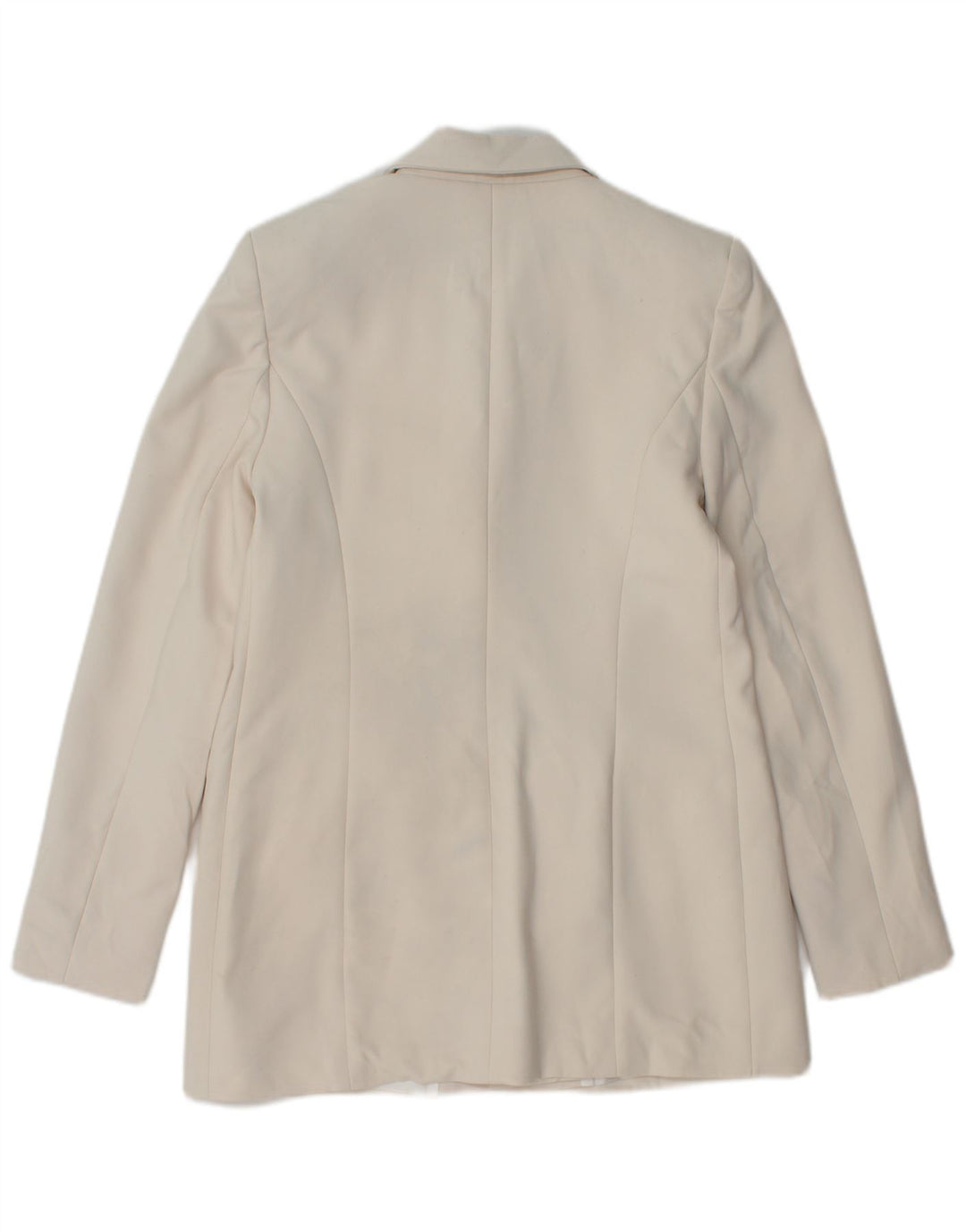 Zweireihiger Blazer für Damen von Zara, Gr. 10, Größe S, Weiß, Polyester