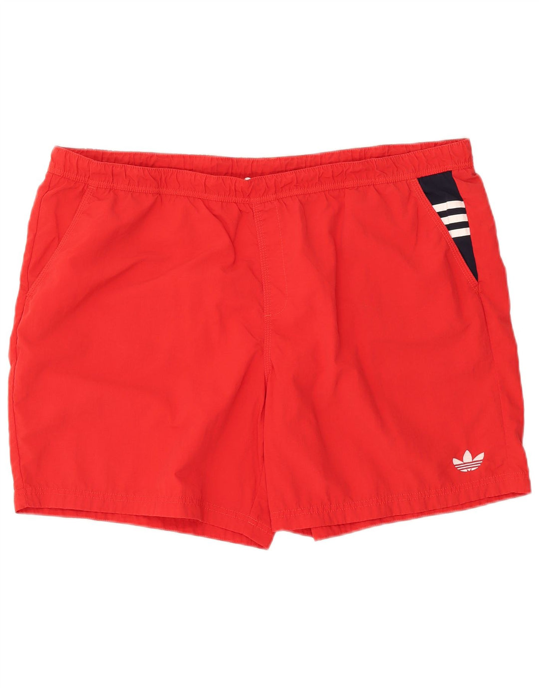 Adidas Herren Badeshorts 2XL Rot Colourblock Nylon