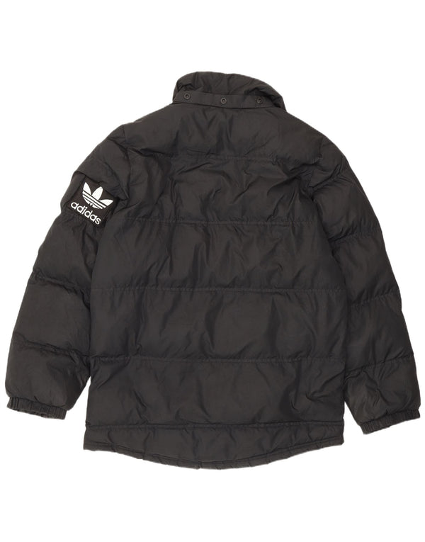 Nike Mens Graphic Padded Jacket UK 38 Medium Black Polyester