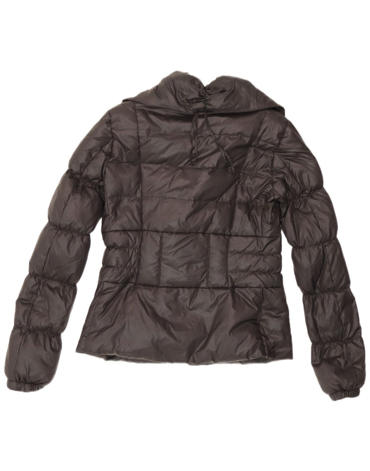 Guess Damen Wattierte Jacke UK 14 Medium Schwarz Polyamid