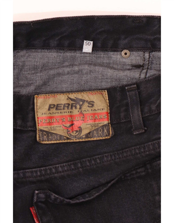 Perry's Herren Straight Jeans IT 50 Large W32 L32 Schwarz