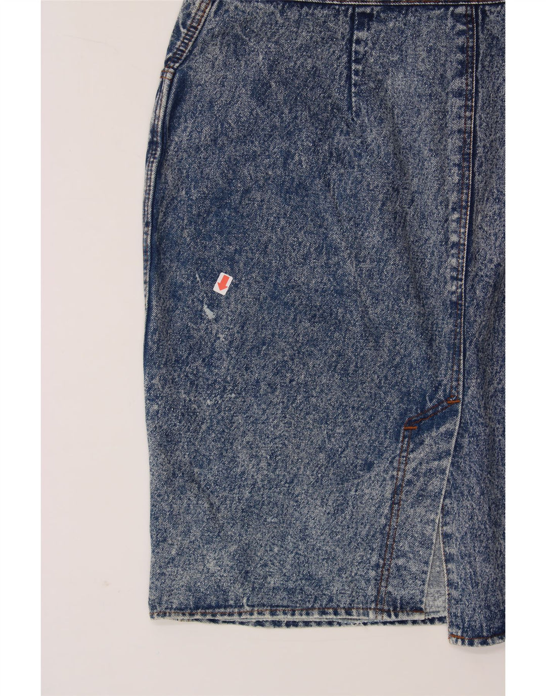 LUCIA Womens Denim Skirt IT 52 2XL W38  Blue Vintage Lucia and Second-Hand Lucia from Messina Hembry 