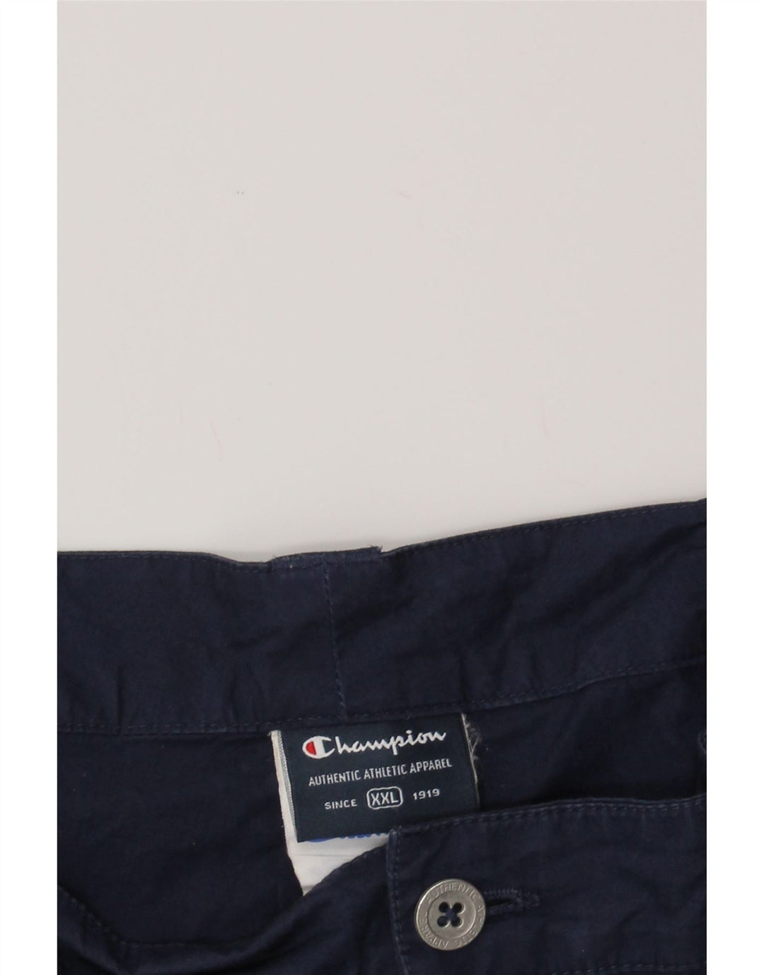 CHAMPION Mens Chino Shorts 2XL W42 Navy Blue Cotton Vintage Champion and Second-Hand Champion from Messina Hembry 