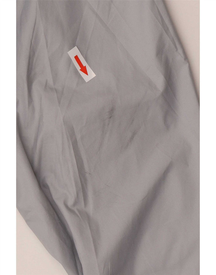 Nike Herren-Trainingsanzug mit Kapuze, Oberteil, XL, graues Colourblock-Polyester