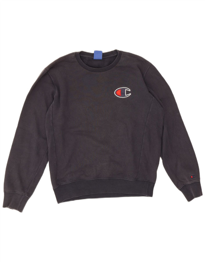 Champion Herren-Sweatshirt, mittelgroß, marineblau, Baumwolle