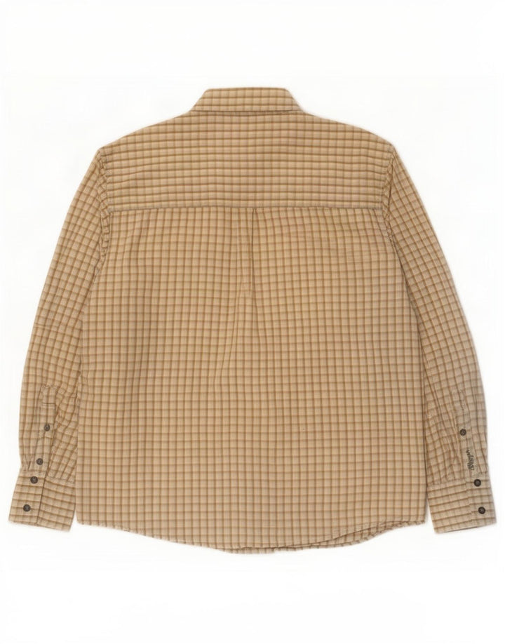 Wrangler Herrenhemd, groß, beige kariert
