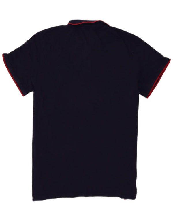 Mountain Warehouse Herren-Poloshirt 2XL aus marineblauer Baumwolle