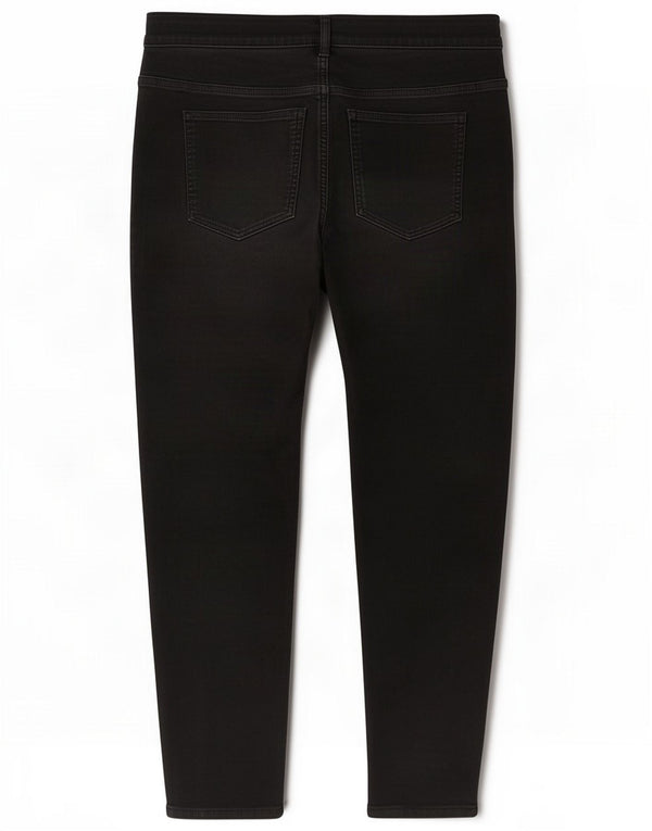 Marks & Spencer Damen Jegging Jeans UK 18 XL W36 L26 Schwarze Baumwolle
