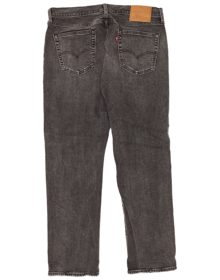 Levi's Herren 514 Straight Jeans W34 L30 Graue Baumwolle