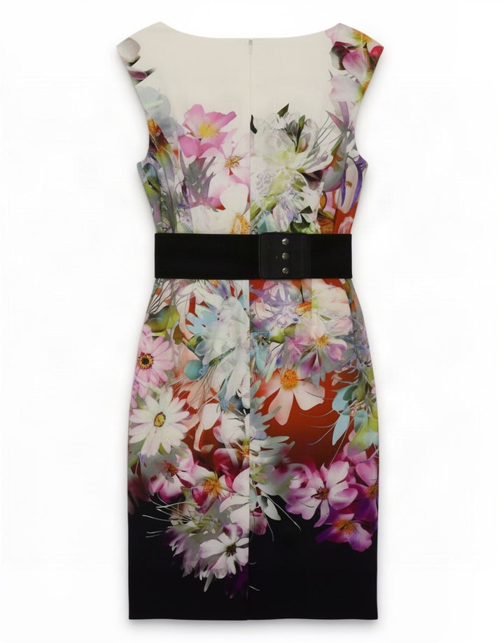 Phase Eight Damen-Etuikleid, UK-Größe 44, mittelgroß, mehrfarbig, mit Blumenmuster