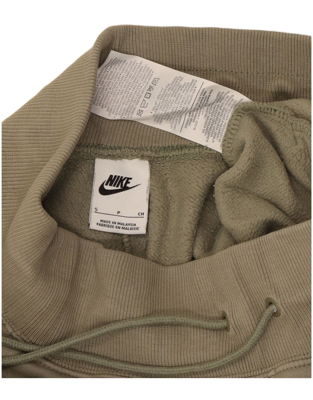 Nike Damen-Trainingshose, UK-Größe 10, Größe S, Khaki, Baumwolle