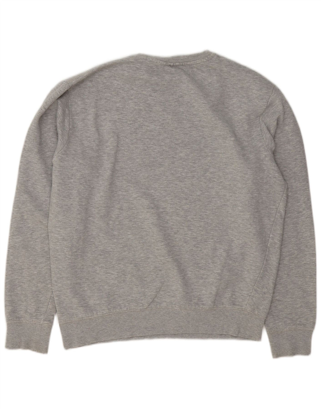 Fila Herren-Sweatshirt mit Grafik, groß, grau gesprenkelte Baumwolle