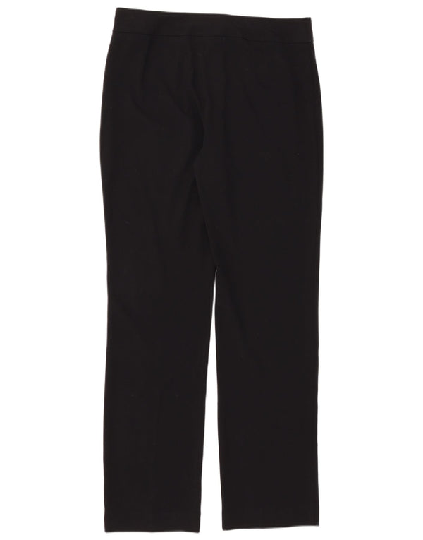 Marks & Spencer Damen Gerade Freizeithose UK 12 Medium W33 L33 Schwarz